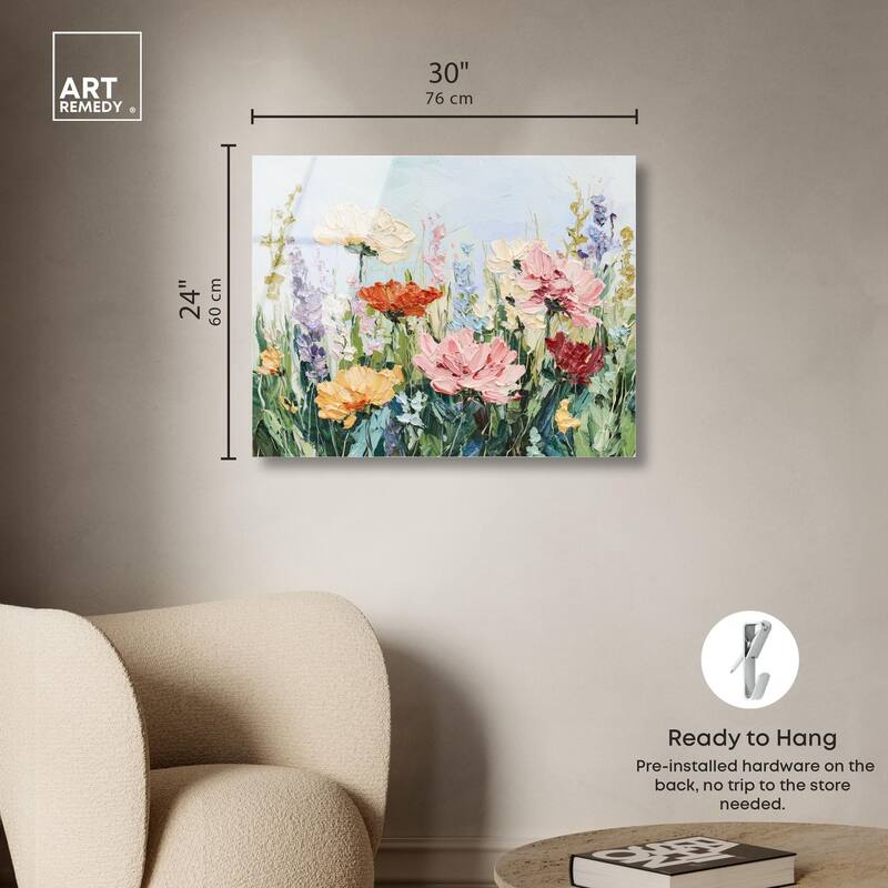 Summer Abundance III Acrylic by Art Remedy, Ready to Hang