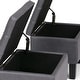 preview thumbnail 31 of 66, WYNDENHALL Lancaster 44 inch Wide Contemporary Rectangle Storage Ottoman