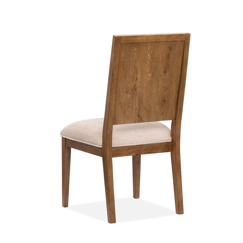 Magnussen Home Marcel Harvest Brown Upholstered Side Chair Two Pack - 20''W x 22''D x 38.63''H