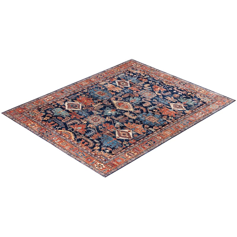 Serapi One-of-a-Kind Hand-Knotted Area Rug - Blue - 8' 2" x 10' 2"