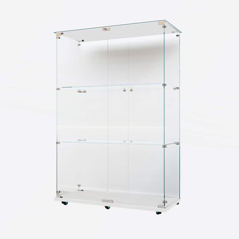 Tempered Glass Display Cabinet for Living Room