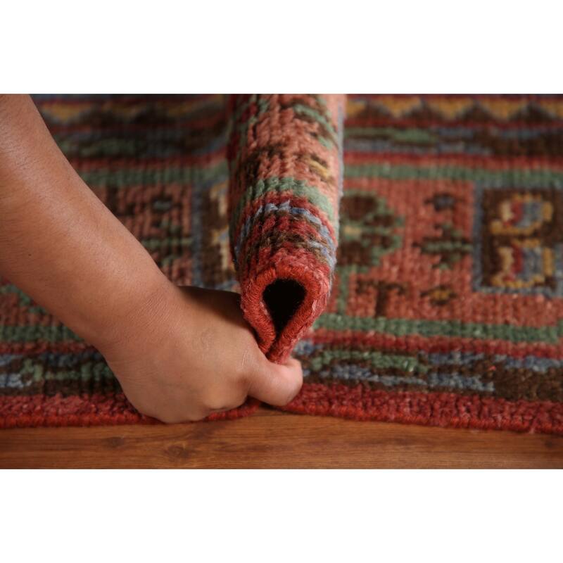 Traditional Sirjan Indian Area Rug Handmade Wool Carpet - 7'9"x 9'11"