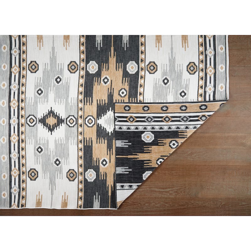 Terra by Obeetee Plaza Neutral Rug
