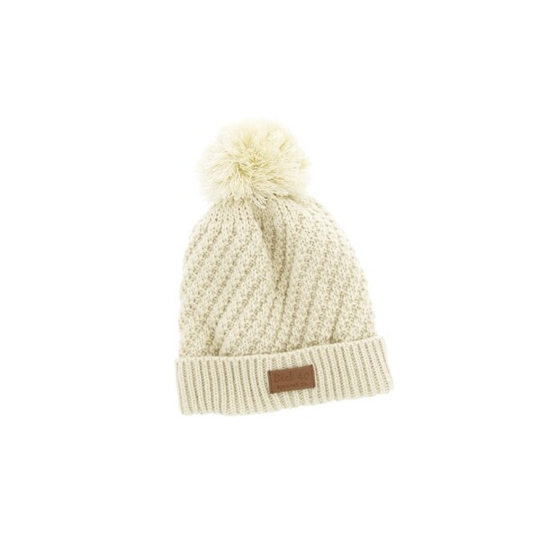 cream winter hat