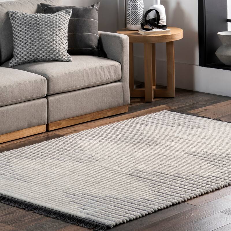 Nuloom Morgan Contemporary Shag Fringe Area Rug
