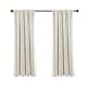 Lush Decor Farmhouse Stripe Yarn Dyed Cotton Window Curtain Panel Pair