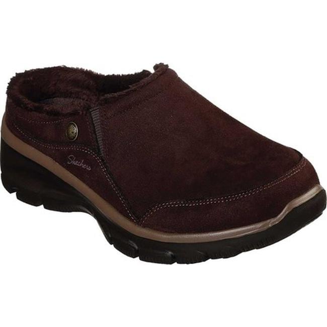 skechers suede clogs
