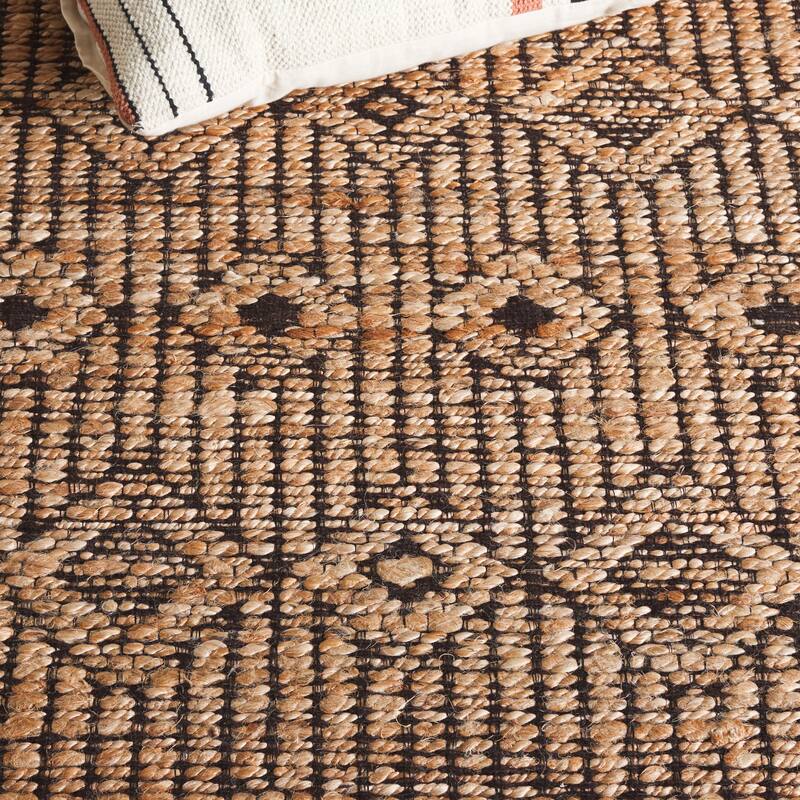 SAFAVIEH Flatweave Natural Dilfuza Fiber Farmhouse Hemp Rug
