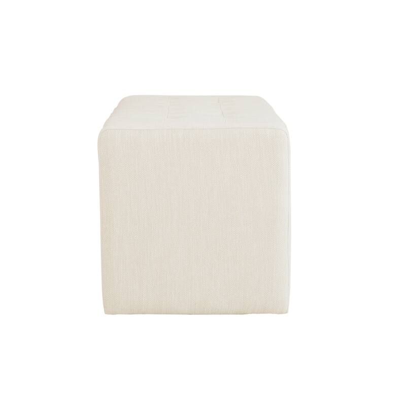 Soft Close Storage Bench - Cream