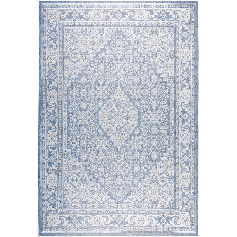Nicole Miller New York Patio Country Dahlia Indoor/Outdoor Area Rug