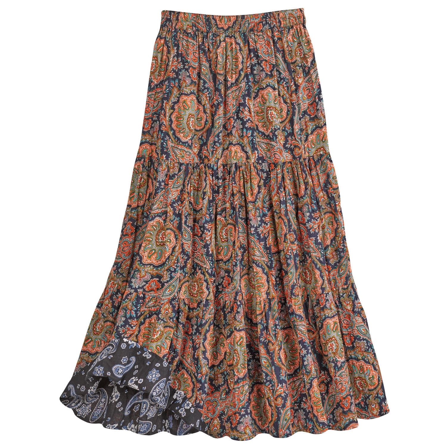 paisley maxi skirts