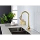 preview thumbnail 24 of 22, High Arc Single Handle Kitchen and Bathroom Sink Faucet with Deck Plate