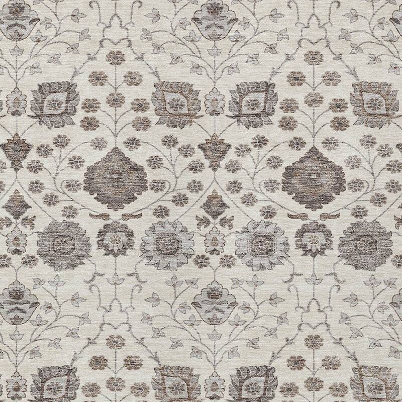 HomeRoots Floral Transitional Rectangle Outdoor Rug