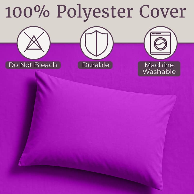 3-Piece Brushed Microfiber Twin Sheet Set by Windsor Home (Purple)