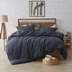 preview thumbnail 17 of 66, Duvet Cover Set - Natural Loft Queen Faded Black