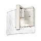 preview thumbnail 17 of 17, Aenon 6.875" Wide 1-Light Wall Sconce with Hammered Water Glass