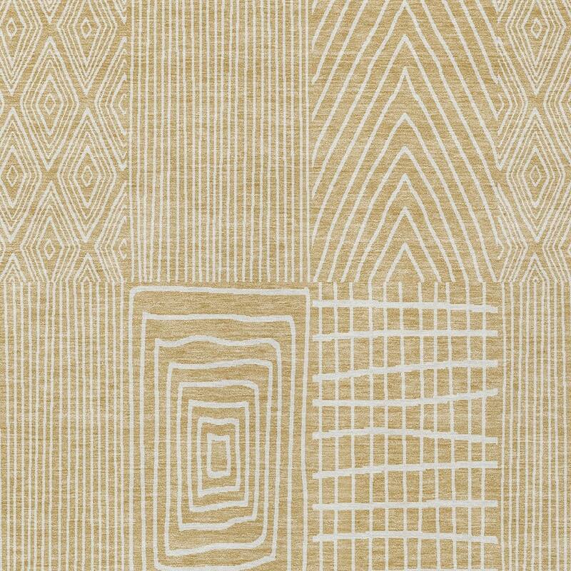 HomeRoots Geometric Transitional Rectangle Outdoor Rug