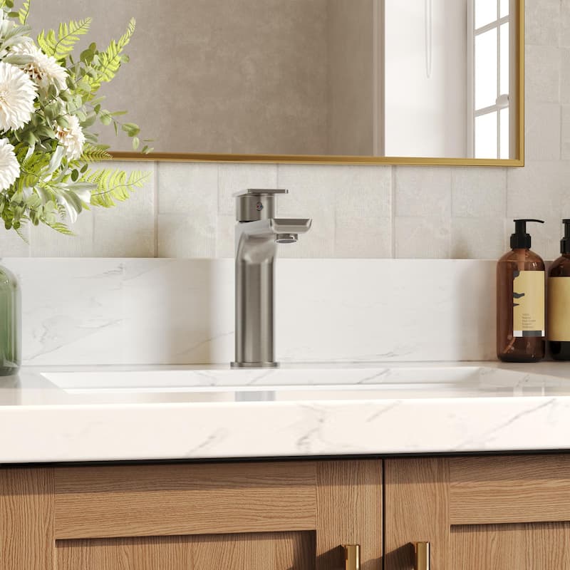 GRANDJOY Modern Single Handle Bathroom Faucet