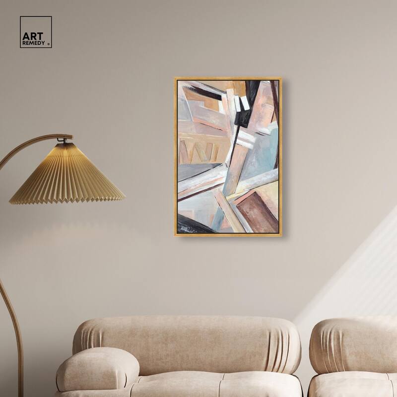 Balancing Lines II Canvas by Art Remedy