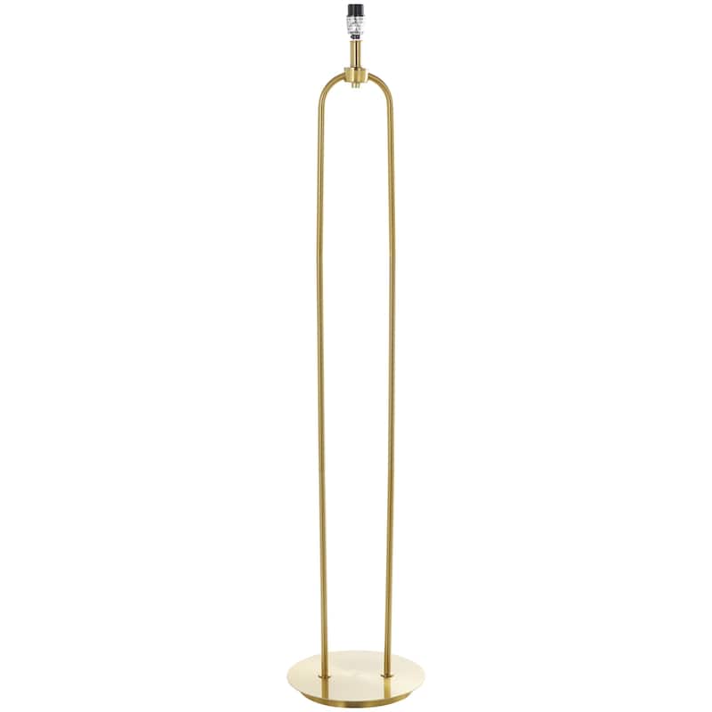 Metal Paper Clip Floor Lamp - Gold - Roche River Decor