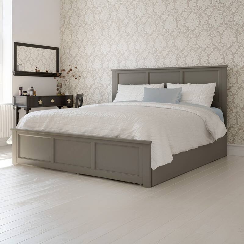 AFI Madison Platform Bed with Matching Footboard & Trundle