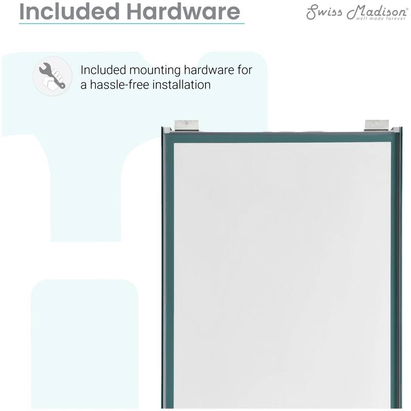 Swiss Madison SM-MC001 Cache 19-11/16" x 27-9/16" Frameless 1 Door