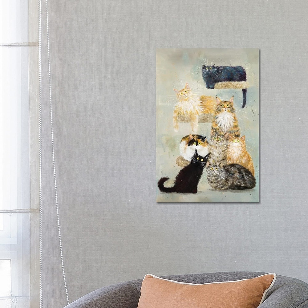 iCanvas "The Haynes Cats" by Kim Haskins Canvas Print