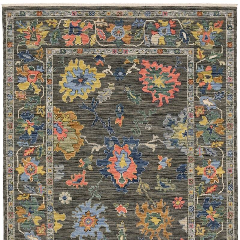 HomeRoots Oriental Traditional Rectangle Area Rug