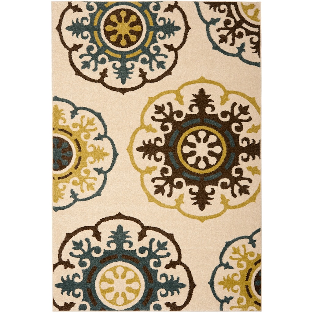 SAFAVIEH Newbury Lu Modern Floral Rug