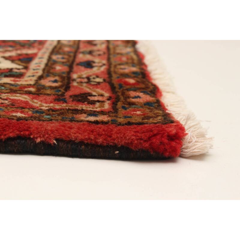 ECARPETGALLERY Hand-knotted Andelz Red Wool Rug - 2'9 x 10'3