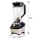 preview thumbnail 8 of 7, Kenmore 64 oz Stand Blender, 1200W, Smoothie & Ice Crush Modes, Black
