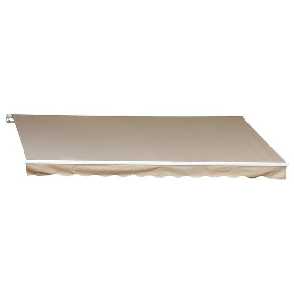 Shop Outsunny 12 X 10 Outdoor Patio Manual Retractable Exterior