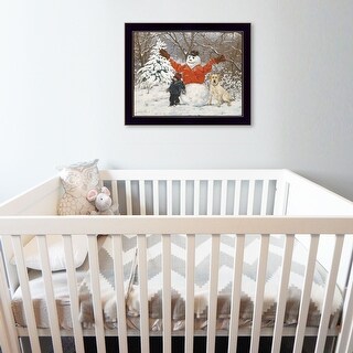 TrendyDecor4U Contemporary "Buddies" Framed Print Wall Art by Bonnie ...