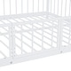 preview thumbnail 19 of 38, Full over Full Size Metal Bunk Bed with Slide and Guardrails for Kids, Boys and Girls, Bedroom