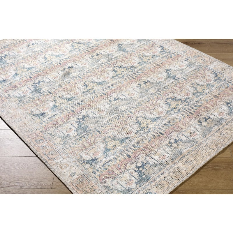Livabliss Vinny Traditional Border Indoor/Outdoor Area Rug