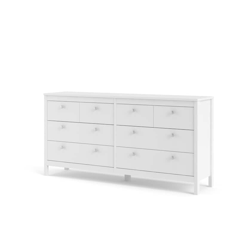 Porch & Den Madrid 8 Drawer Double Dresser