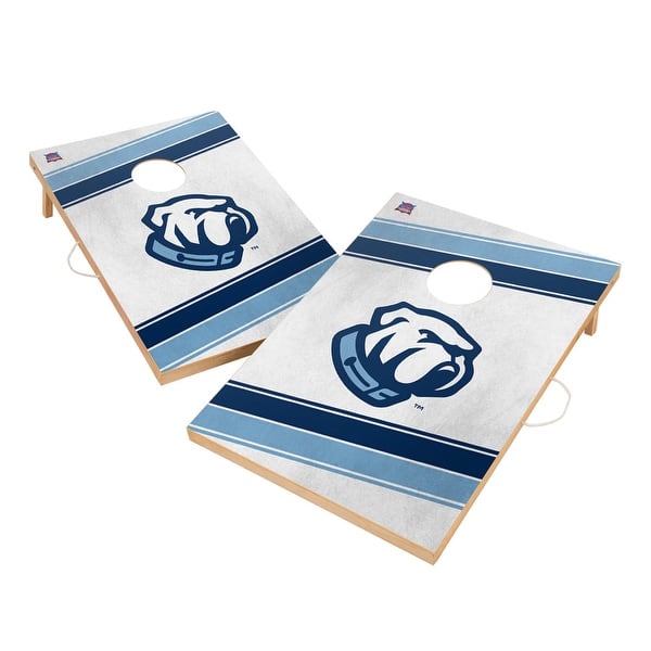 slide 2 of 5, Citadel Military College Bulldogs 2x4 Tailgate Cornhole Boards Include Carrying Case