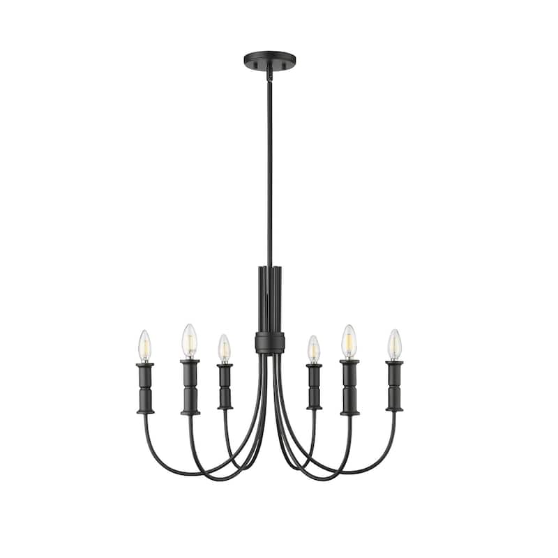 Millennium Lighting 29206 Potiss 6 Light 26" Wide Taper Candle Style