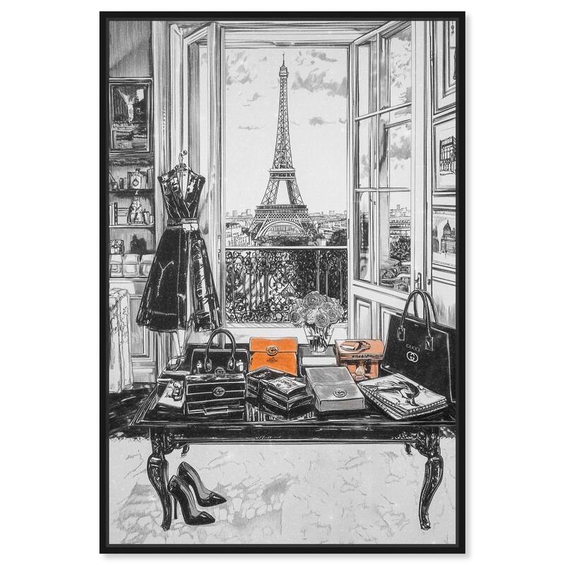 Her Favorite Room Canvas by Art Remedy - Black - 10" x 15"
