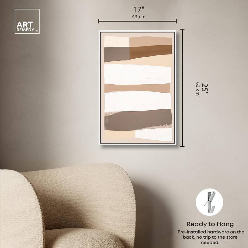 Linear Landscape I Canvas by Art Remedy