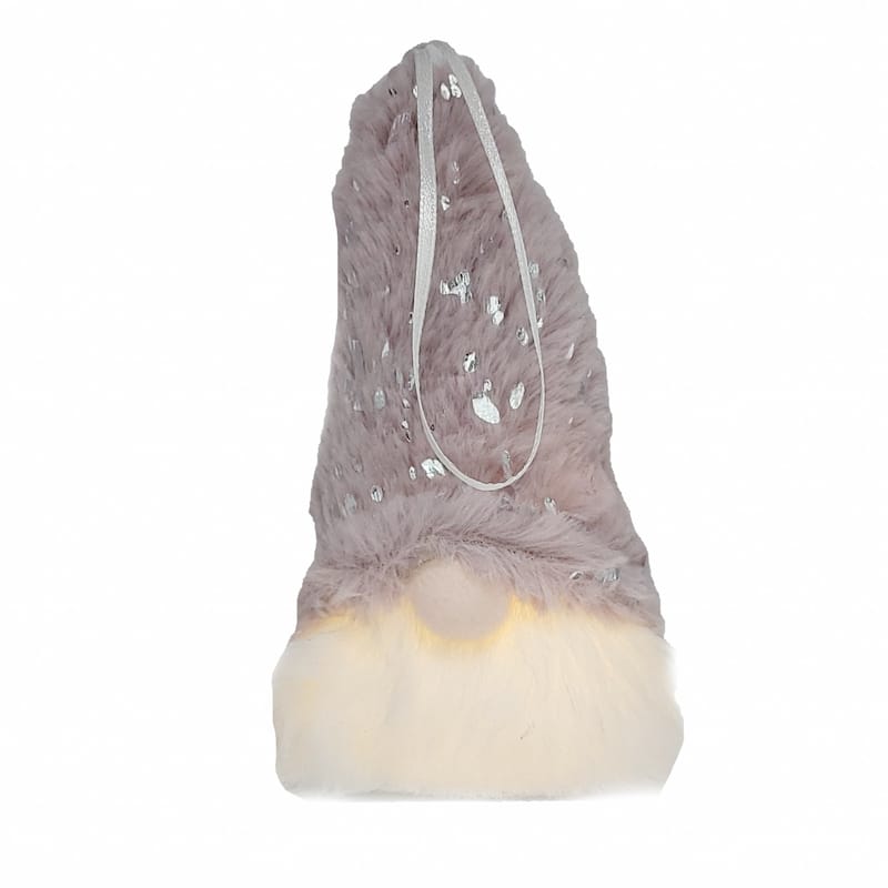 Hat Hanging Light Up Gnome - 2.76" W x 2.76" D x 6.5" H