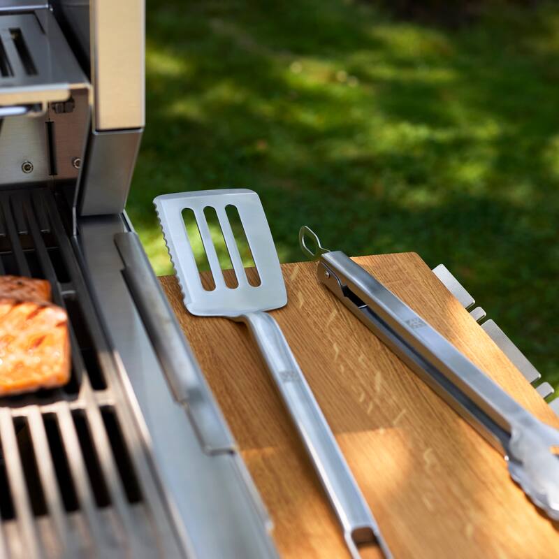 ZWILLING BBQ 2-pc Stainless Steel Grill Spatula and Tongs Set