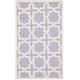 preview thumbnail 34 of 183, SAFAVIEH Handmade Cambridge Trudie Geometric Wool Rug 3' x 5' - Lavender/Ivory - Rectangle