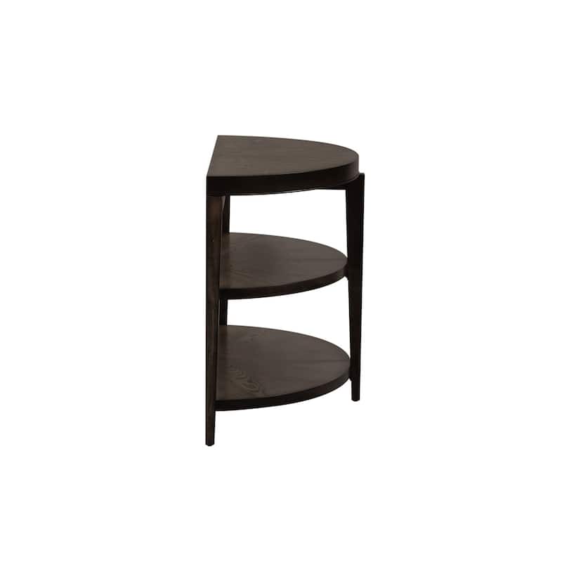 Penton Espresso Stone Sofa Table