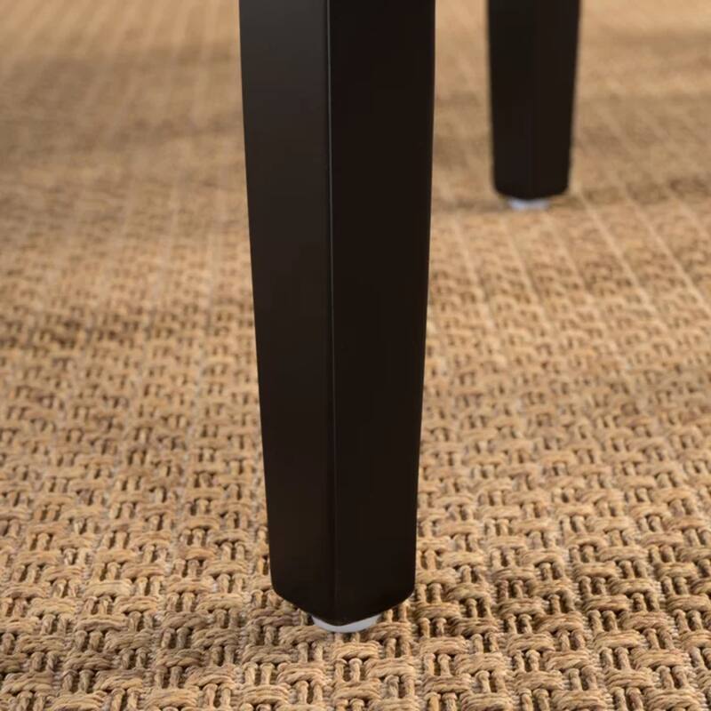 26.75" Backless Leather Counter Height Barstool Set of 2