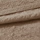 preview thumbnail 55 of 129, Madison Park Mansfield Reversible Oversized 3-piece Solid Texture Bedspread Quilt Set with Matching Shams
