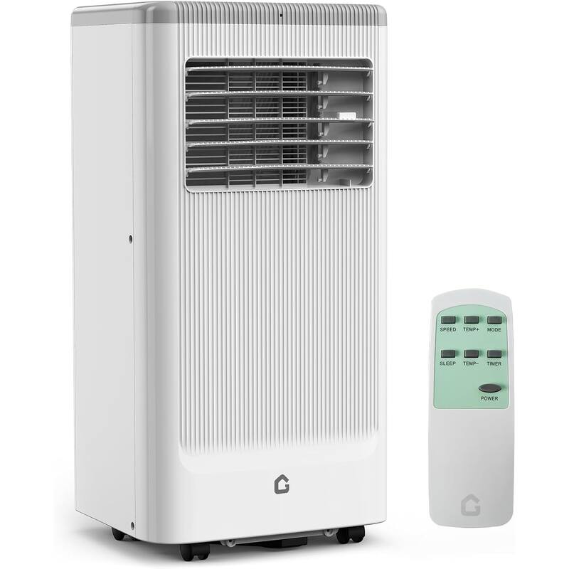 8,000 Btus Portable Air Conditioner, 3-in-1 Air Conditioners Unit for Rooms up to 350 Sq. - White