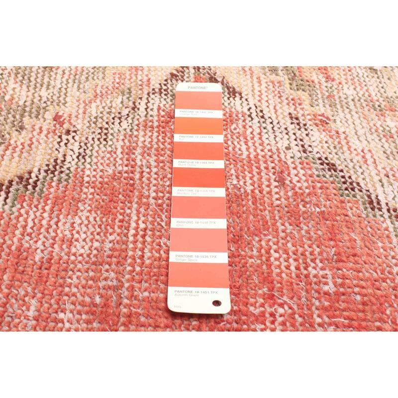 ECARPETGALLERY Hand-knotted Antalya Vintage Red Wool Rug - 2'11 x 9'2