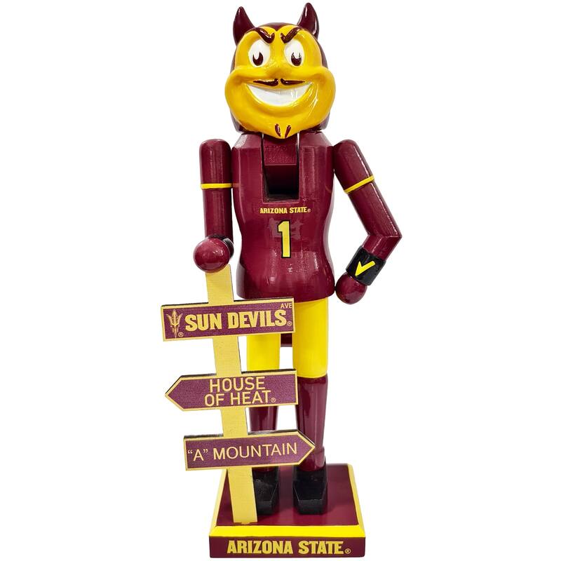 NCAA 12" Arizona State University Mascot Nutcracker
