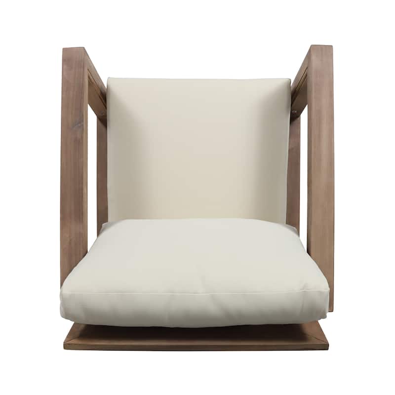 Westchester Acacia Wood Club Chairs by Christopher Knight Home